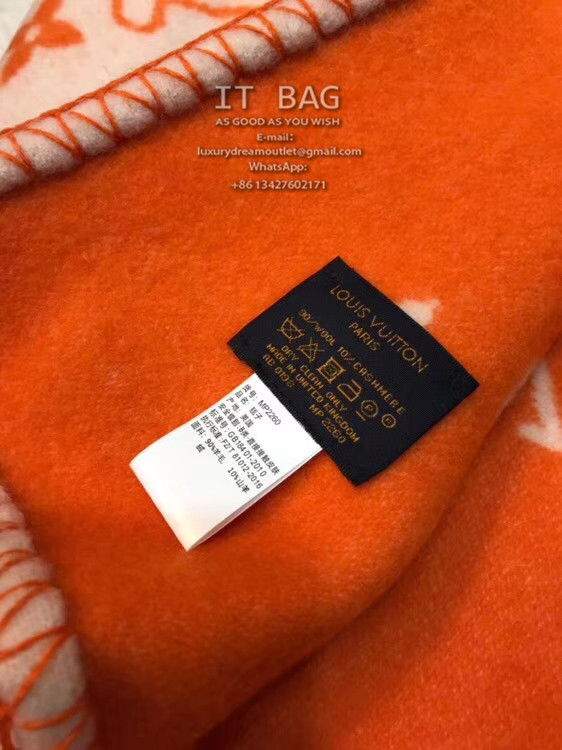 Louis Vuitton NEO Monogram Blanket Orange 5